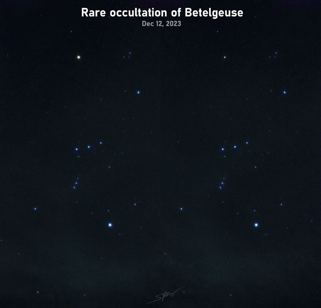 APOD: 2023 December 15 – Betelgeuse Eclipsed