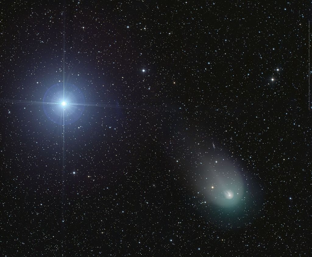 APOD: 2023 December 8 – Vega and Comet 12P/Pons-Brooks