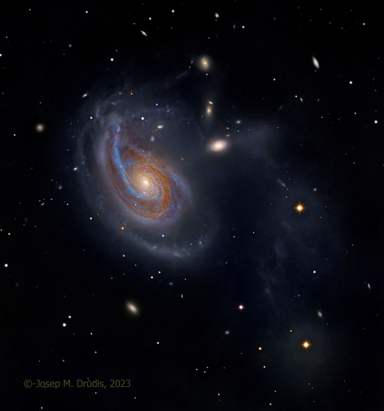 Arp 78: Peculiar Galaxy in Aries