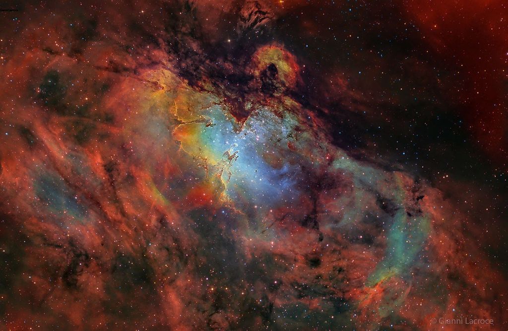 APOD: 2023 May 15 – M16: Eagle Nebula Deep Field