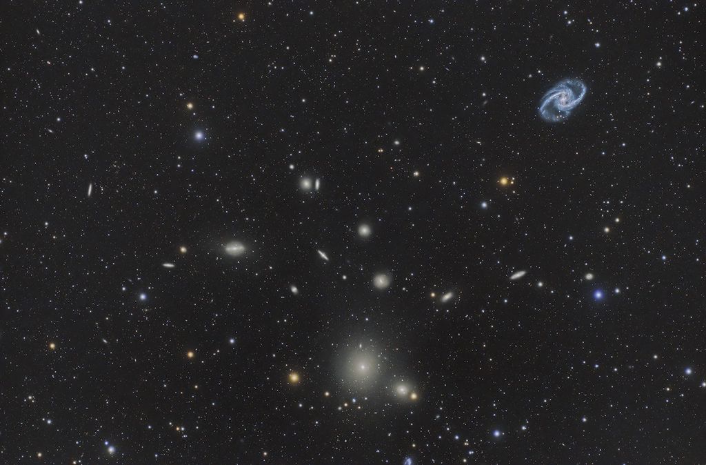 APOD: 2023 November 2 – The Fornax Cluster of Galaxies