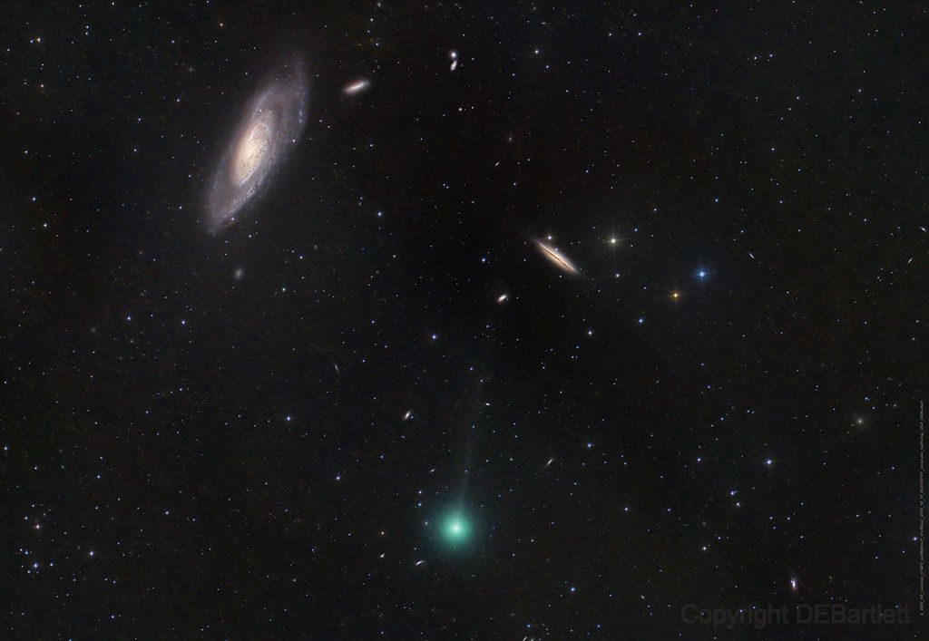 APOD: 2023 October 20 – Galaxies and a Comet