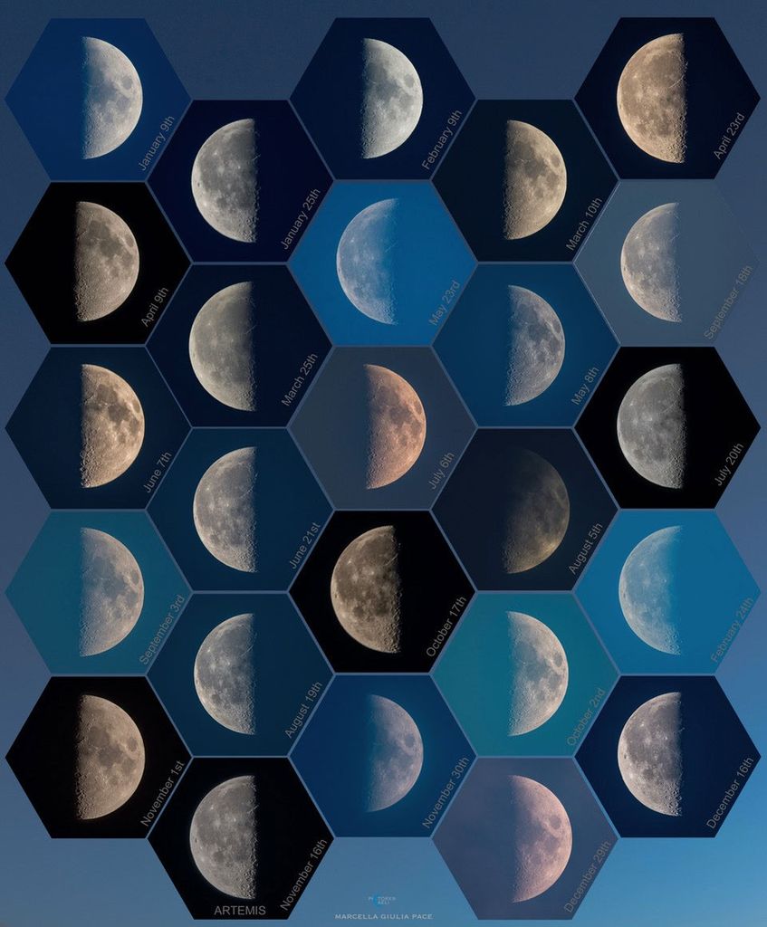 APOD: 2023 October 21 – Quarter Moons