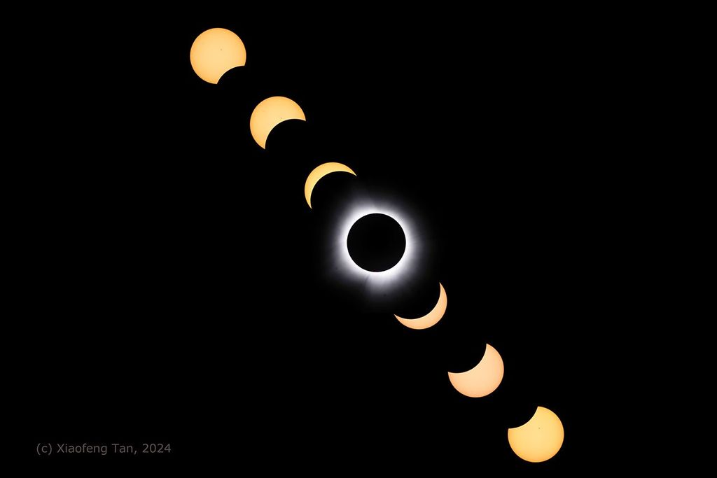APOD: 2024 April 11 – Eclipse in Seven