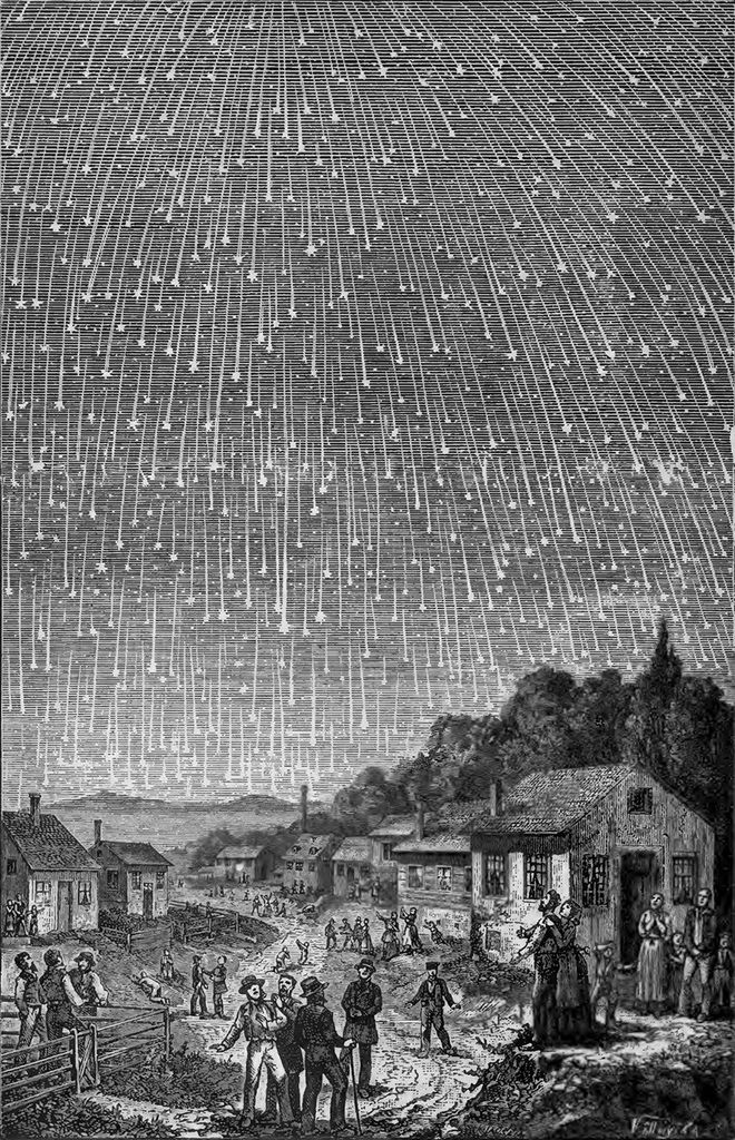 APOD: 2024 December 10 – The Great Meteor Storm of 1833