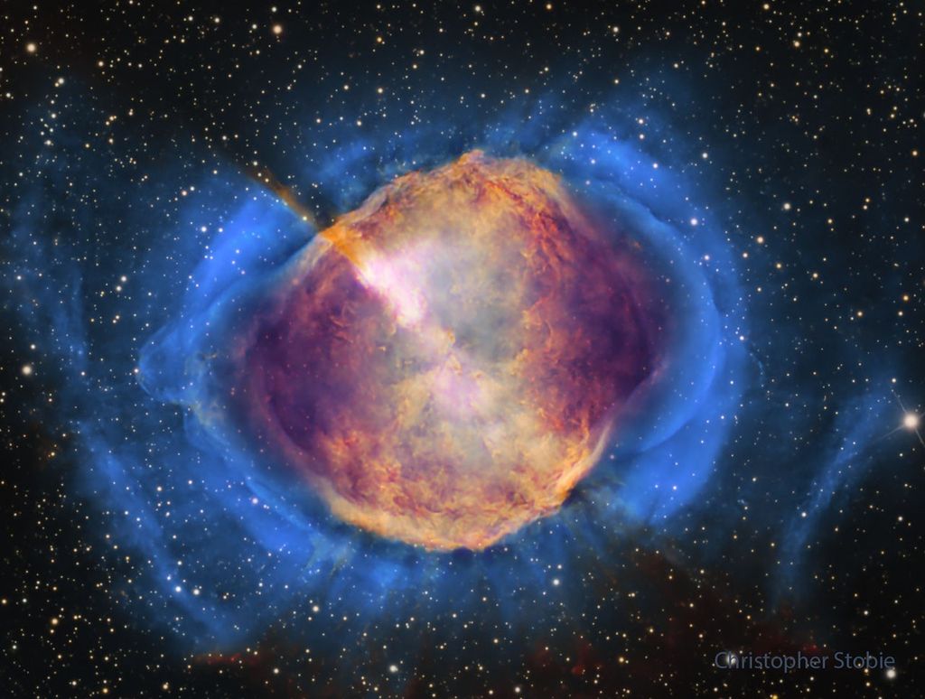 APOD: 2024 December 30 – M27: The Dumbbell Nebula