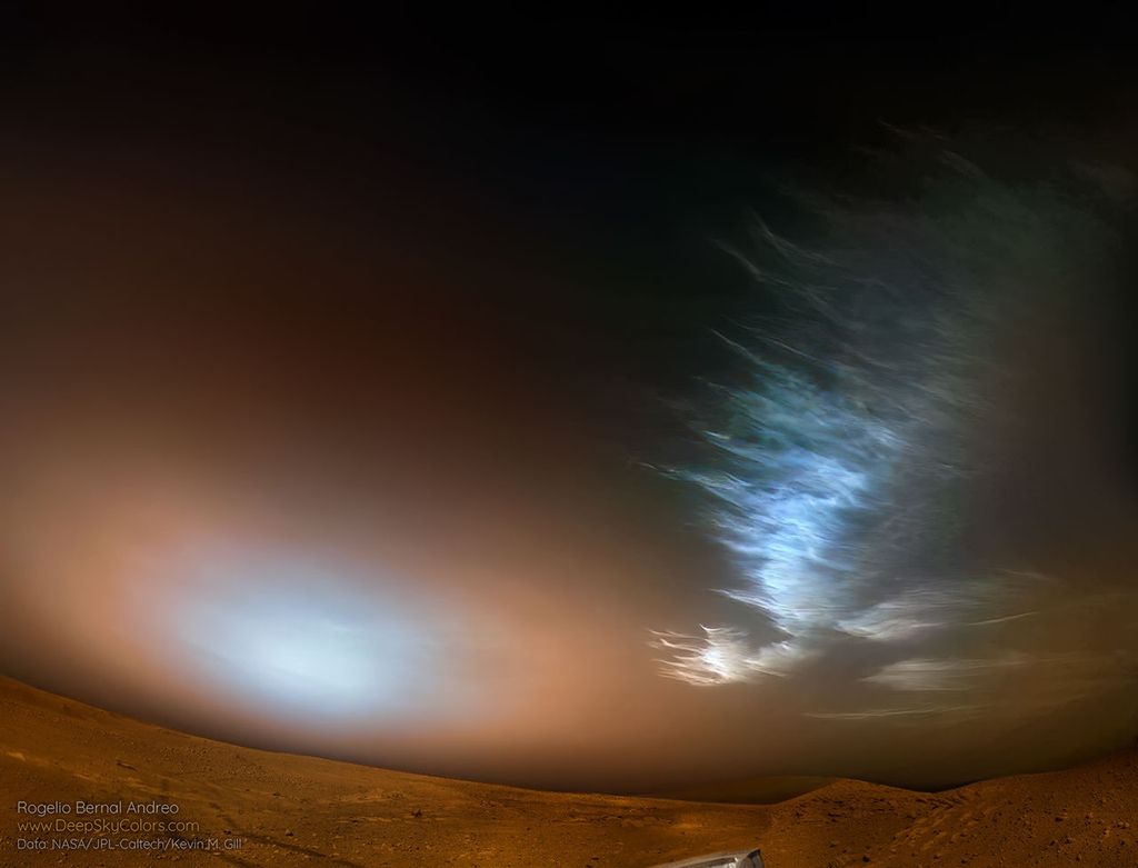 APOD: 2024 December 3 – Ice Clouds over a Red Planet