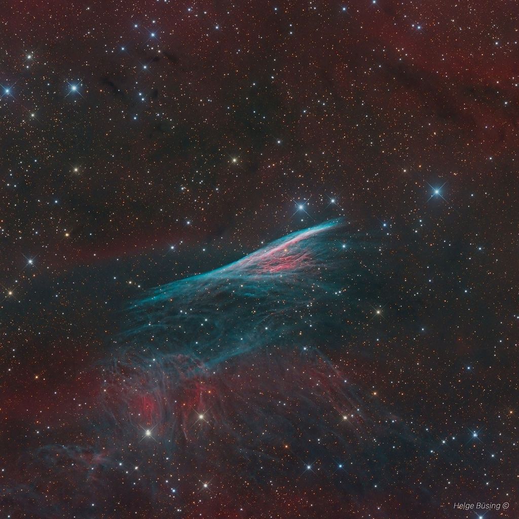 APOD: 2024 February 23 – The Pencil Nebula Supernova Shock Wave