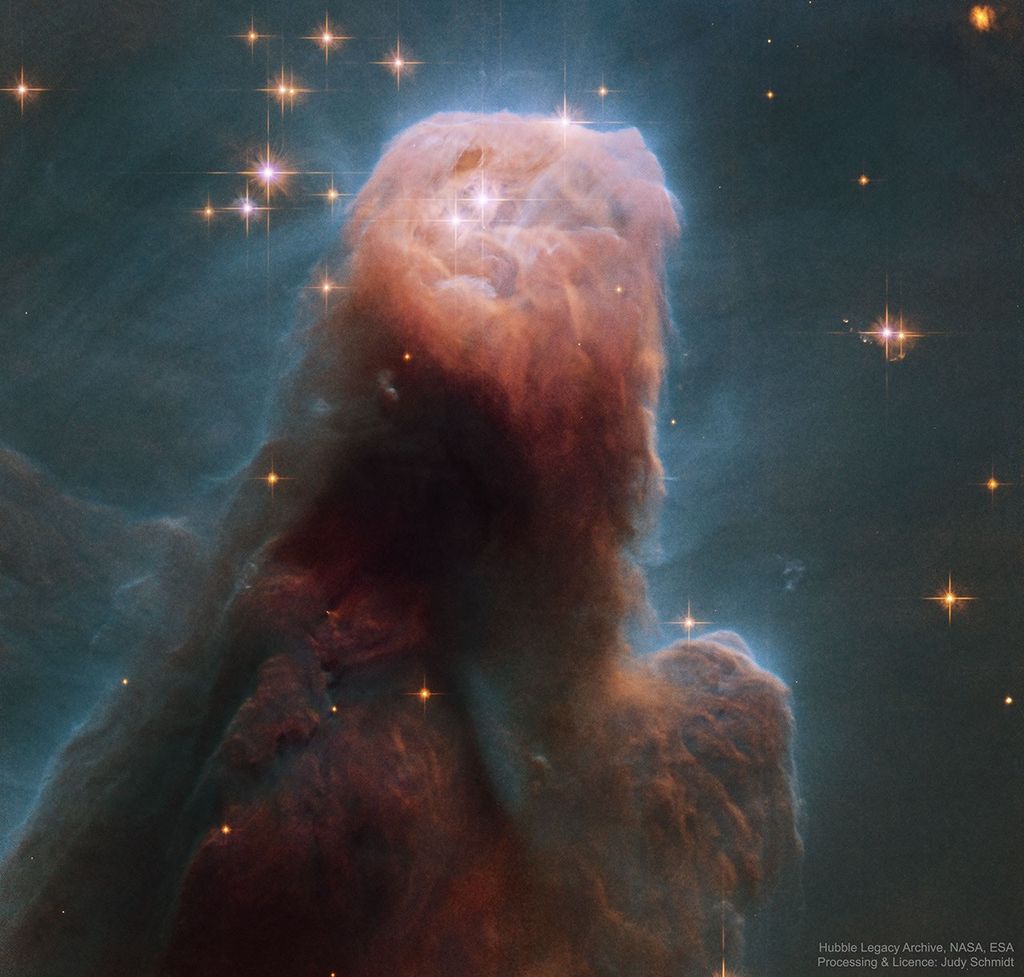APOD: 2024 February 4 – The Cone Nebula from Hubble