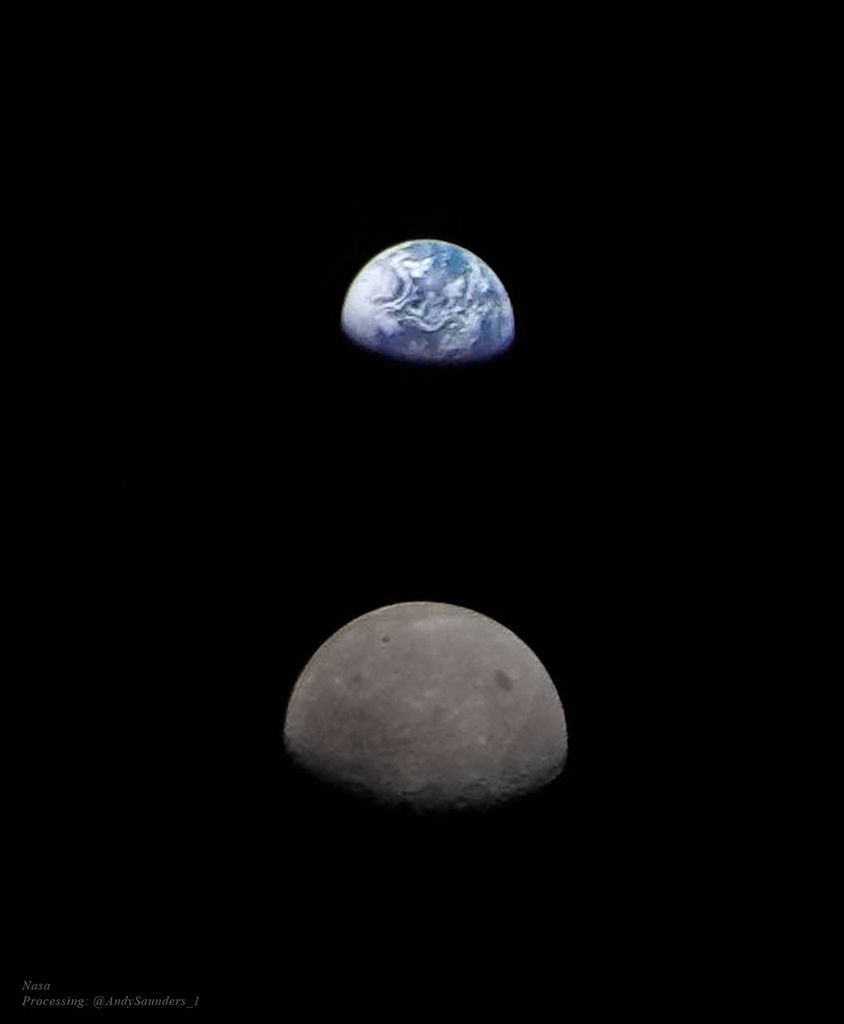 APOD: 2024 January 24 – Earth and Moon from Beyond
