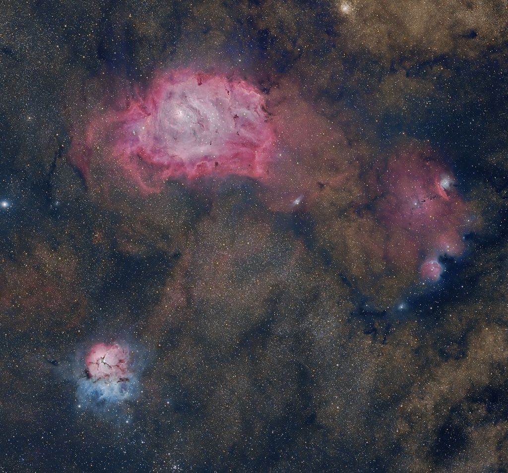 APOD: 2024 July 10 – A Sagittarius Triplet