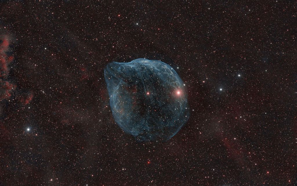 APOD: 2024 June 7 – Sharpless 308: The Dolphin Head Nebula