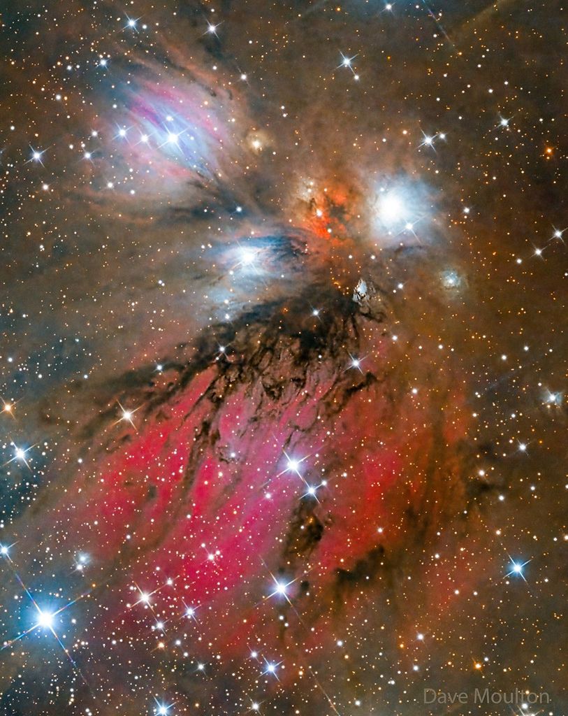 APOD: 2024 March 5 – NGC 2170: Angel Nebula Abstract Art