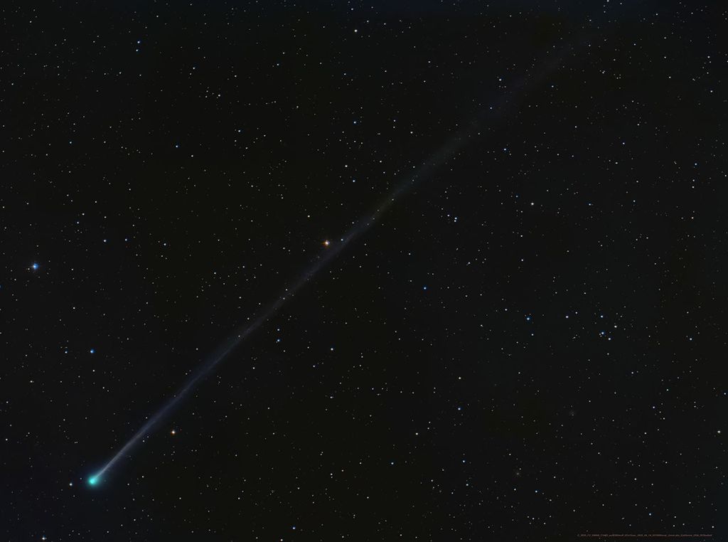 APOD: 2025 April 18 – Comet C/2025 F2 SWAN
