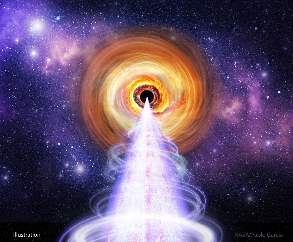 APOD: 2025 May 9 – IXPE Explores a Black Hole Jet