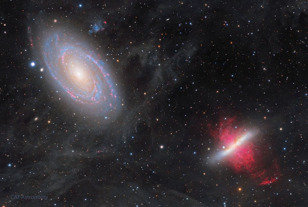 APOD: 2025 May 7 – Galaxy Wars: M81 versus M82
