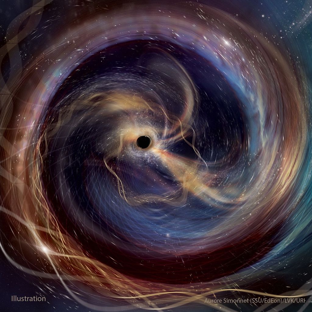 APOD: 2025 September 24 – GW250114: Rotating Black Holes Collide