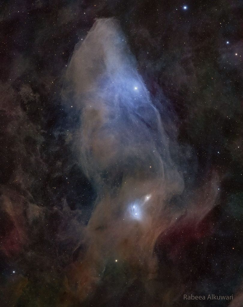 APOD: 2026 April 7 – IC 4592: The Blue Horsehead Reflection Nebula