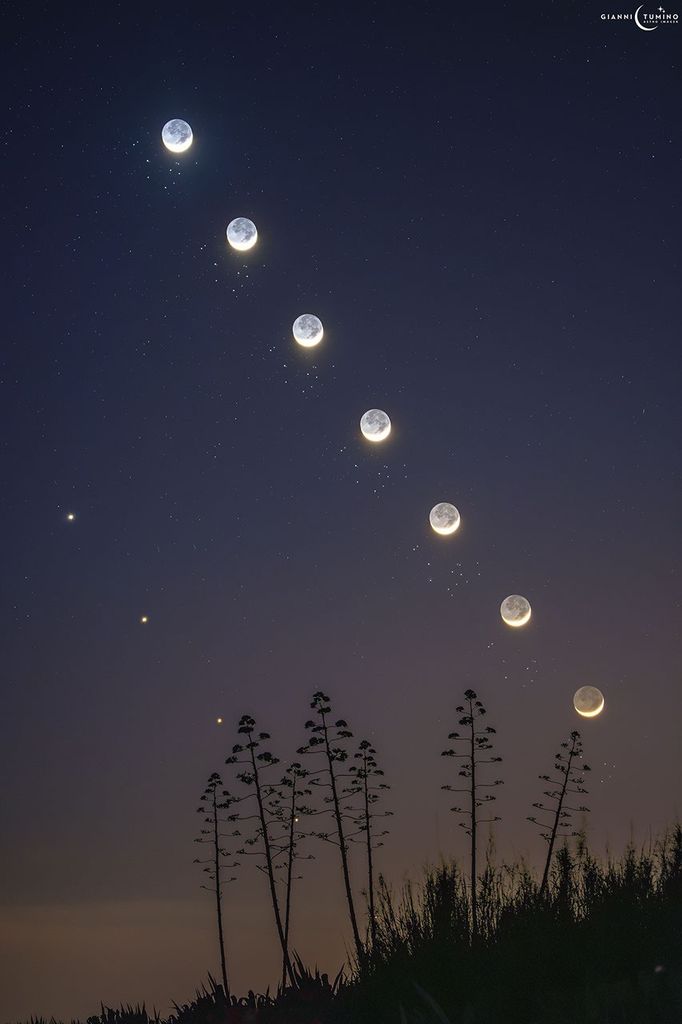 APOD: 2026 April 29 – The Moon, Venus, and the Pleiades
