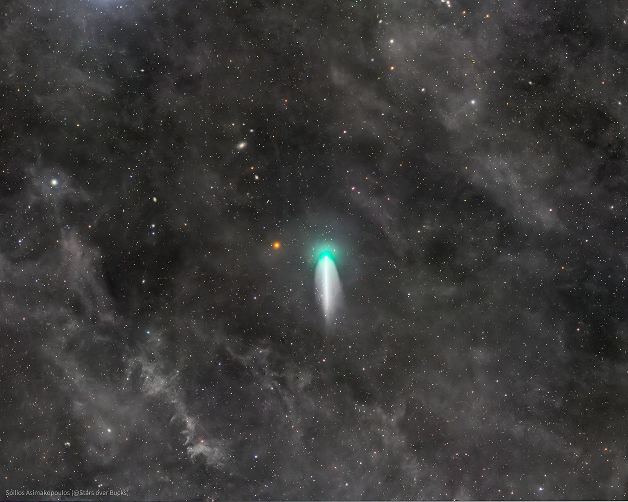 APOD: 2026 August 24 – Comet 220P in Outburst