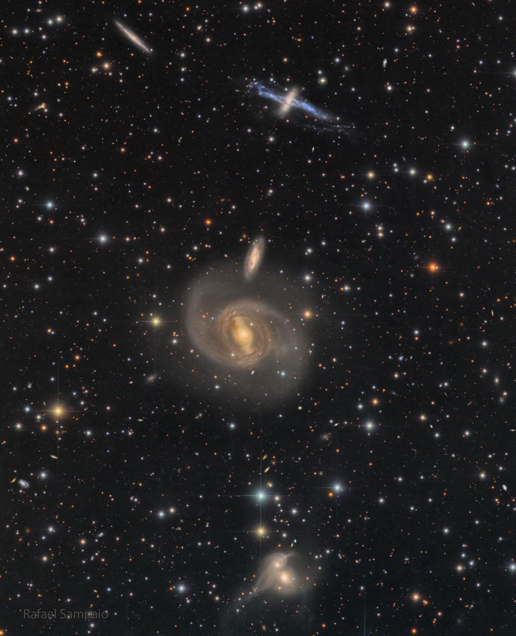 Three Galaxy Pairs