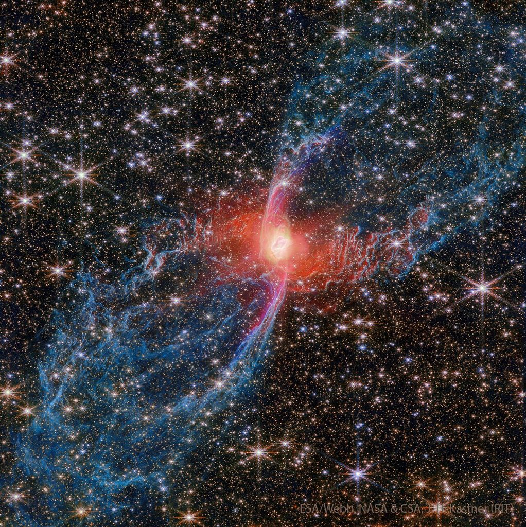 APOD: 2026 February 3 – Red Spider Planetary Nebula from Webb