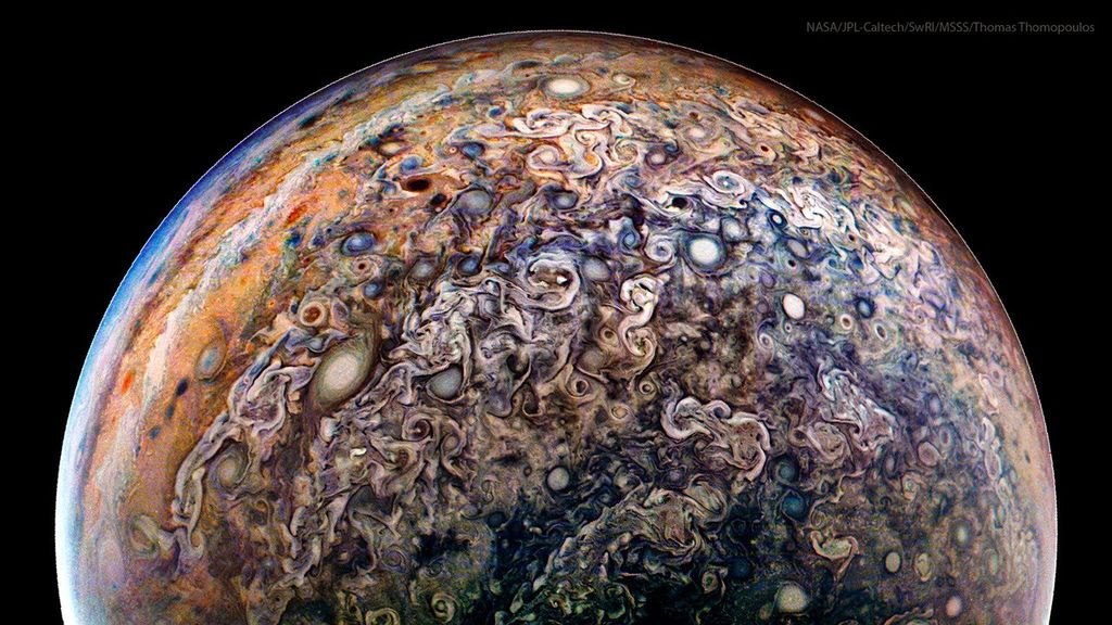 APOD: 2026 January 6 – Jupiters Clouds in High Definition from Juno
