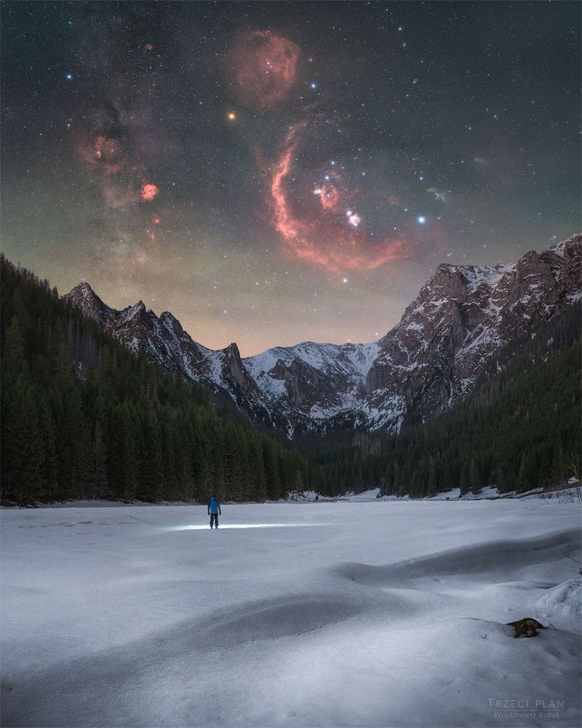 APOD: 2026 January 27 – Orions Treasures over Snowy Mountains