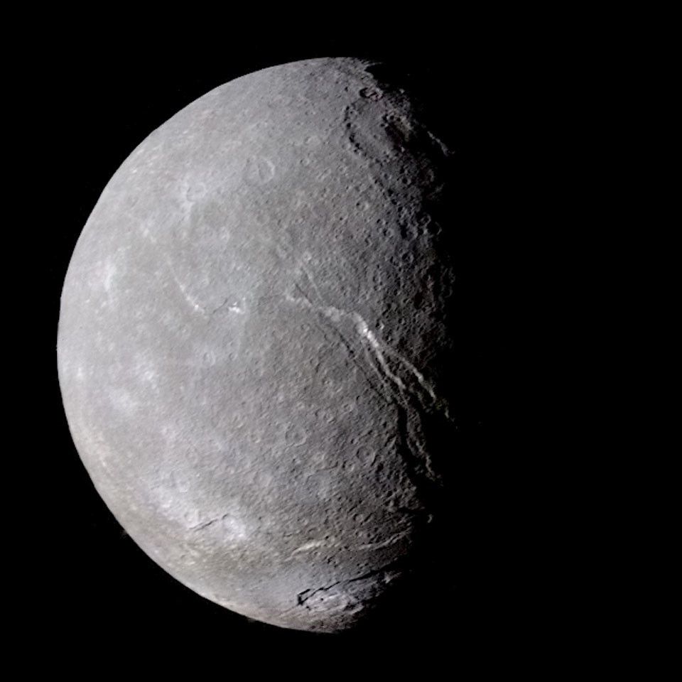 APOD: 2026 March 31 – Uranus Largest Moon: Titania