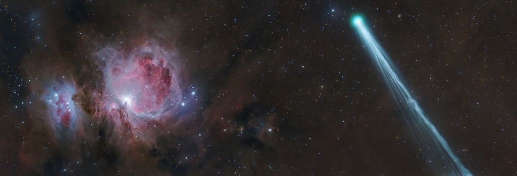 APOD: 2026 May 12 – The Conjunction of Comet R3 PanSTARRS and the Orion Nebula