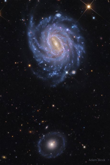 APOD: 2026 May 26 – NGC 3660 and Burcins Galaxy