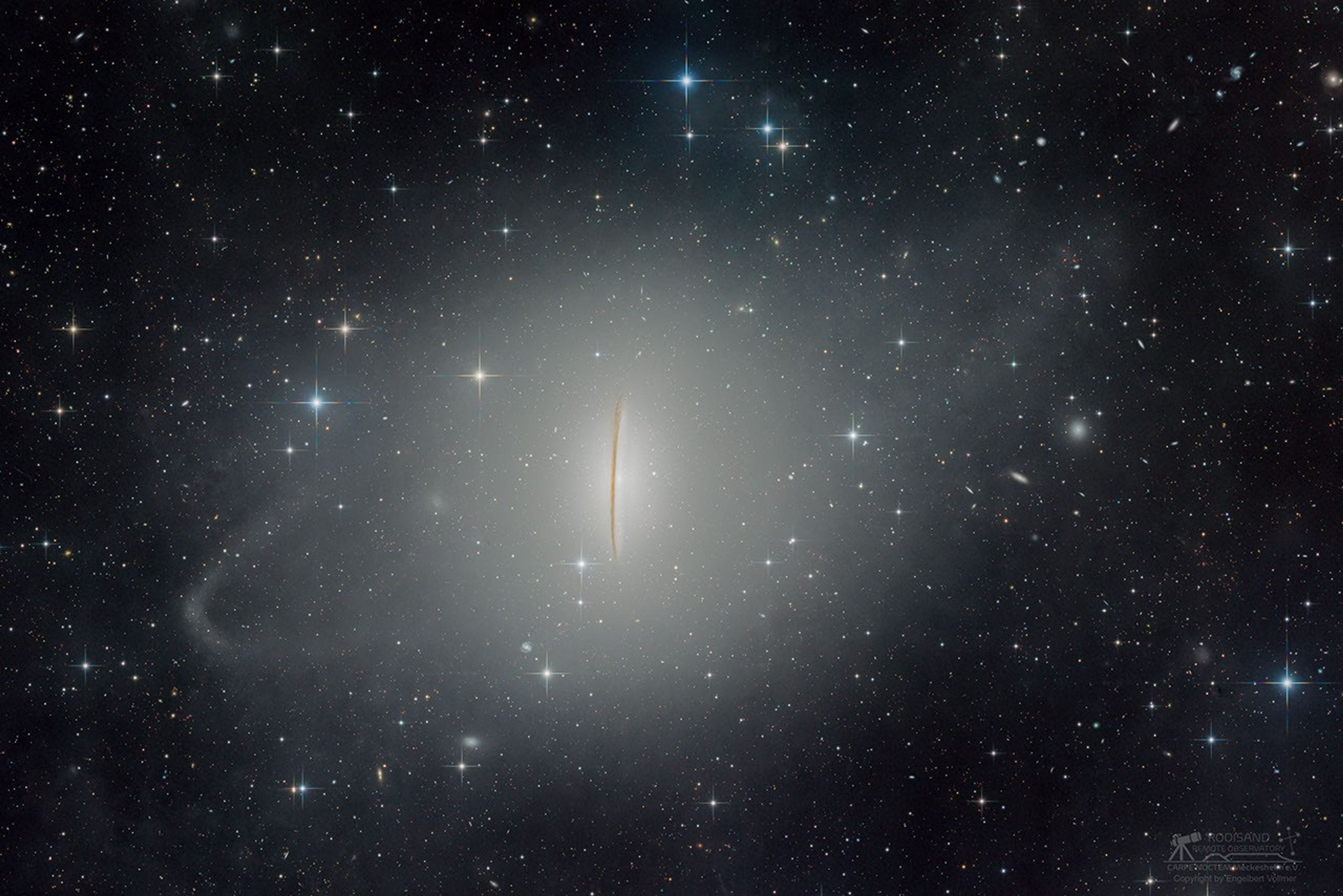 APOD: 2026 October 5 – M104: The Sombrero Galaxy’s Tidal Streams