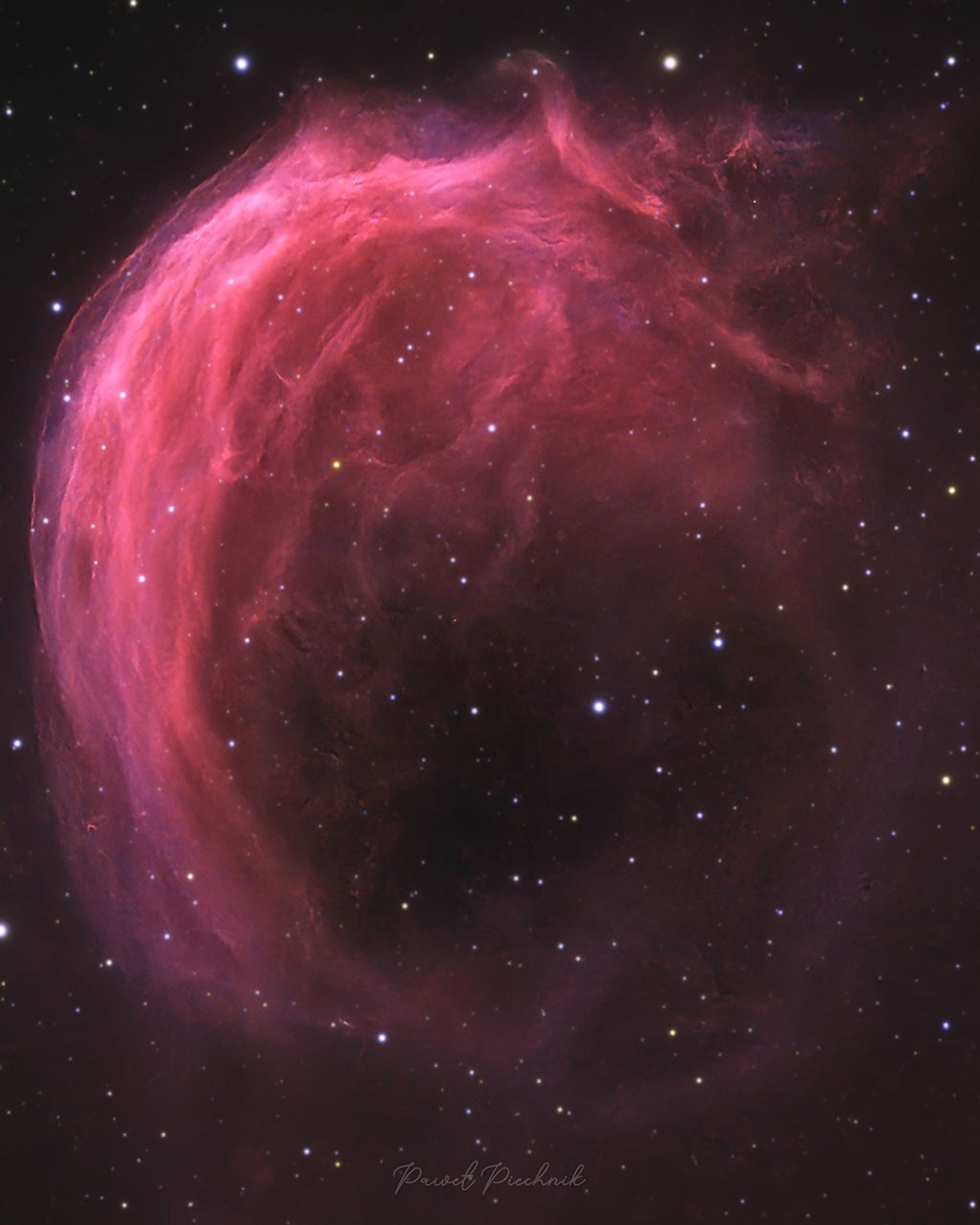 APOD: 2026 September 29 – Sh2-188: The Shrimp Nebula