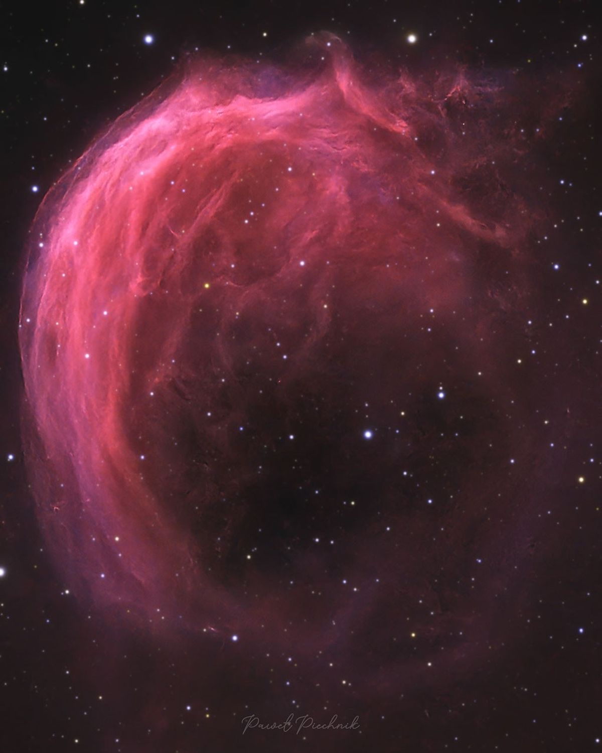 APOD: 2026 September 29 – Sh2-188: The Shrimp Nebula
