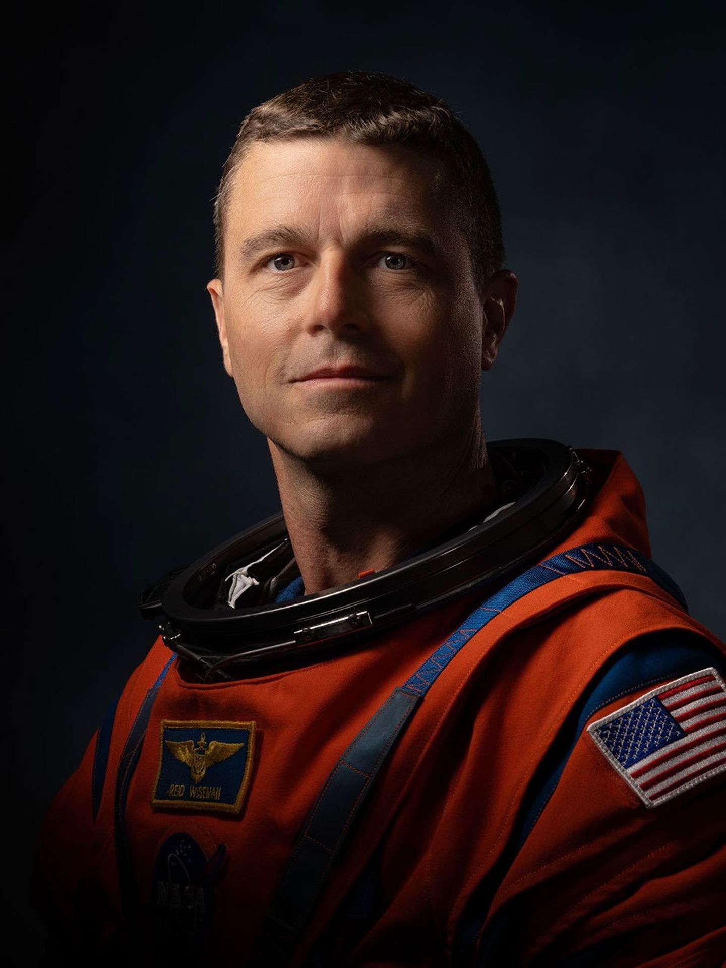 Retrato del astronauta de la NASA Reid Wiseman.