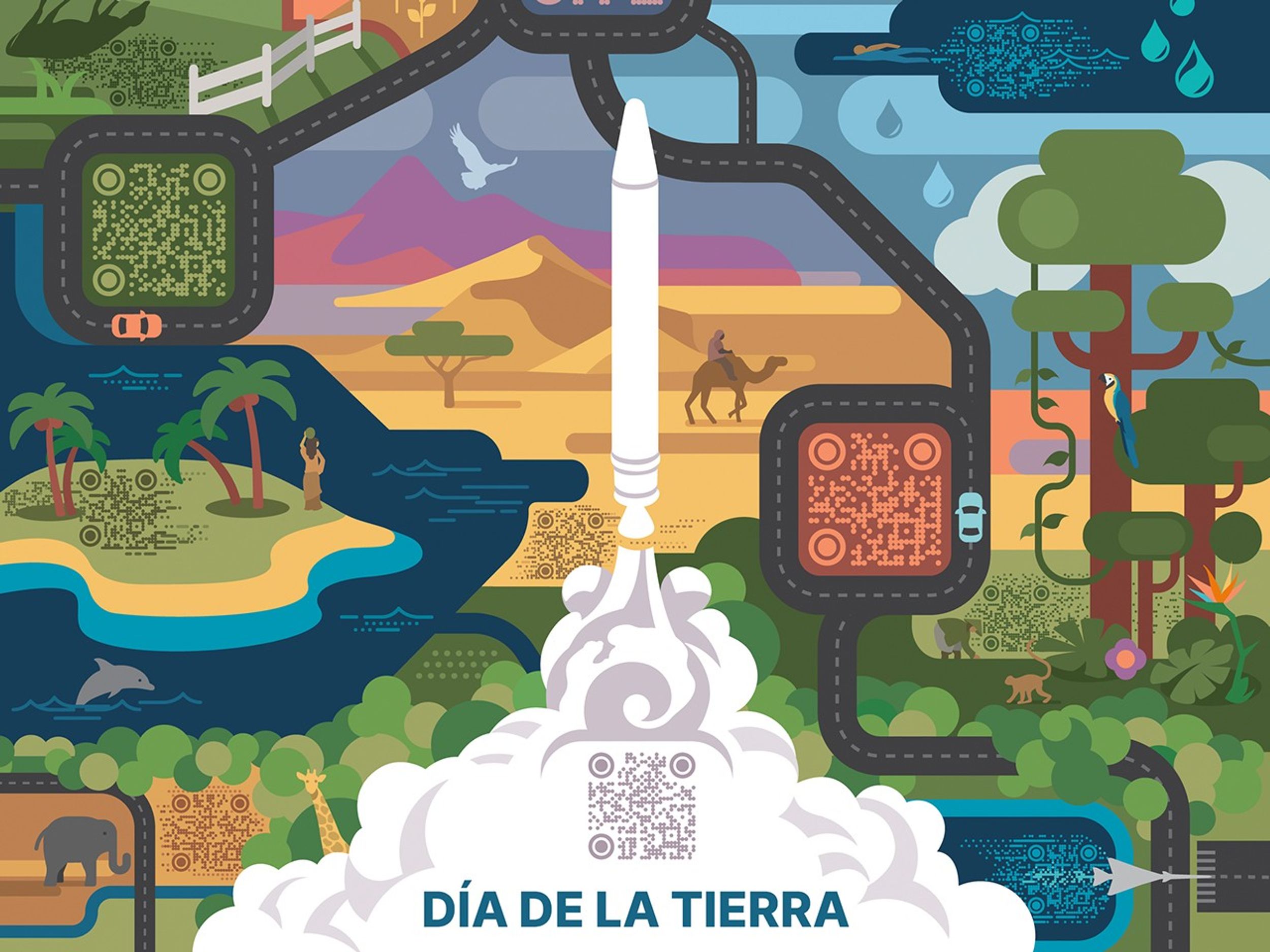 Portada del póster del Día de la Tierra 2022.