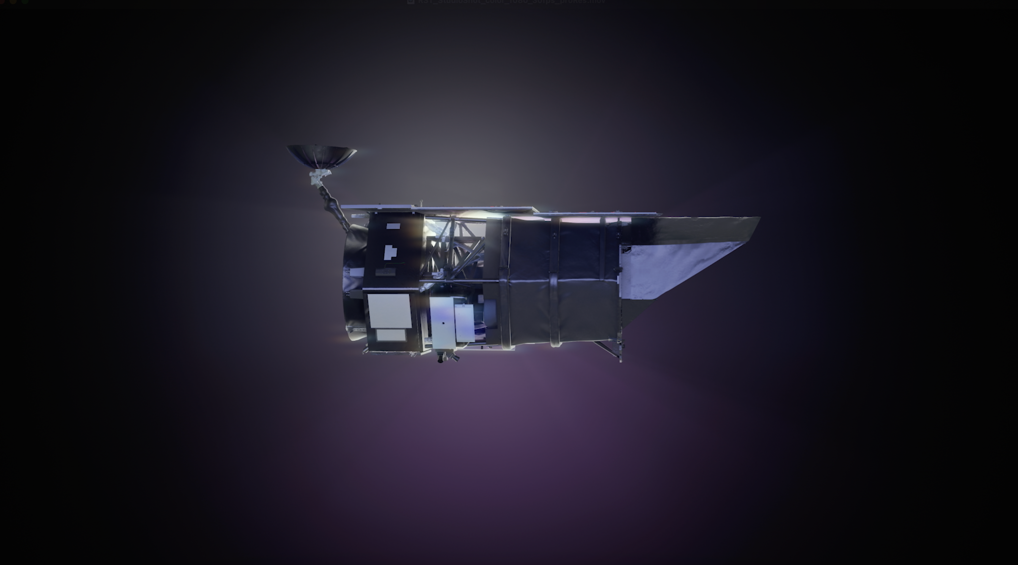 Representación artística del telescopio espacial Nancy Grace Roman.