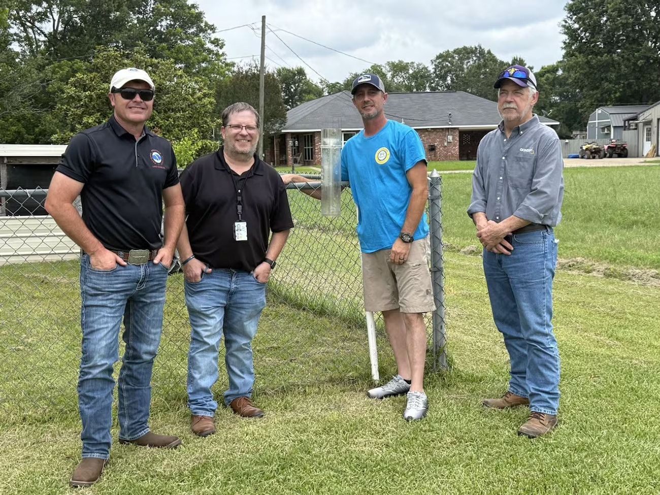 Gönüllü Ölçümler Louisiana Yağışını Kaydediyor