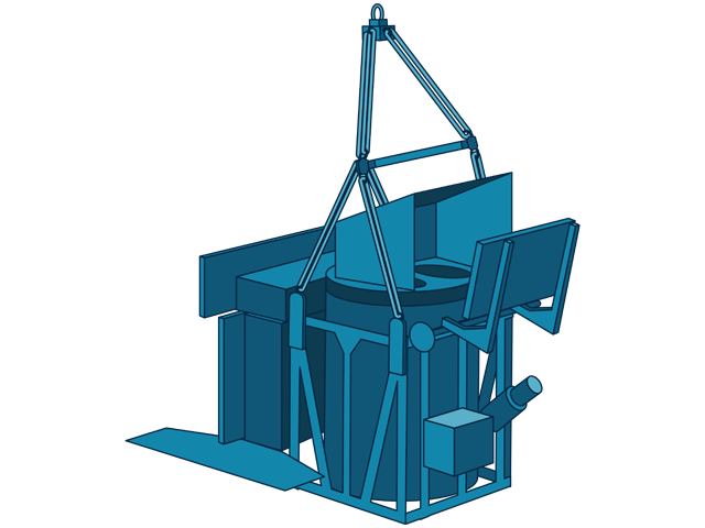 An illustration of NASA's PIPER instrument.