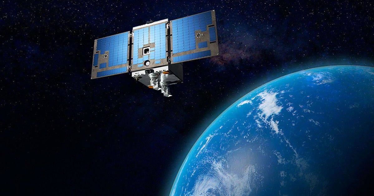 Concepto artístico de la nave TSIS-2.