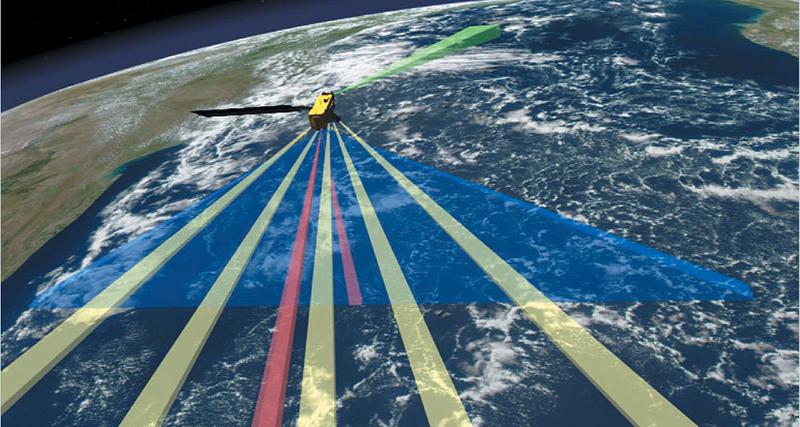 Art work of spacecraft.