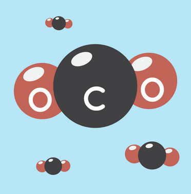 CO2 Illustration