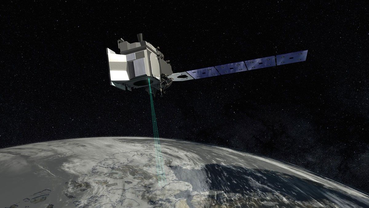 ICESat-2 rendering