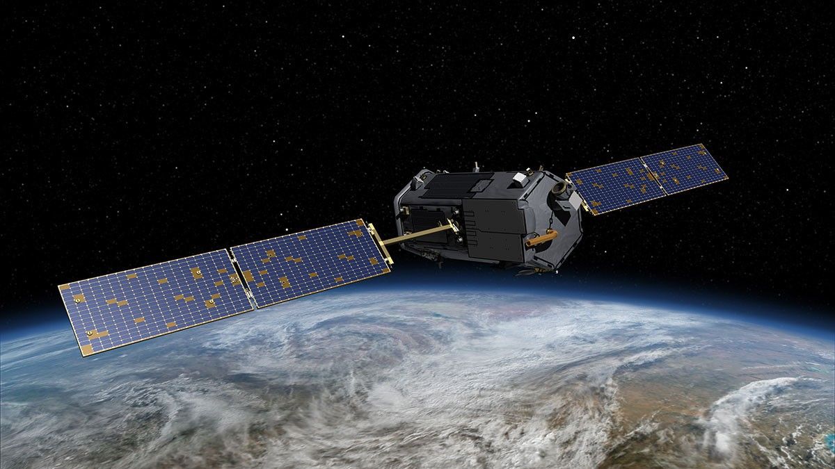 OCO-2 rendering.