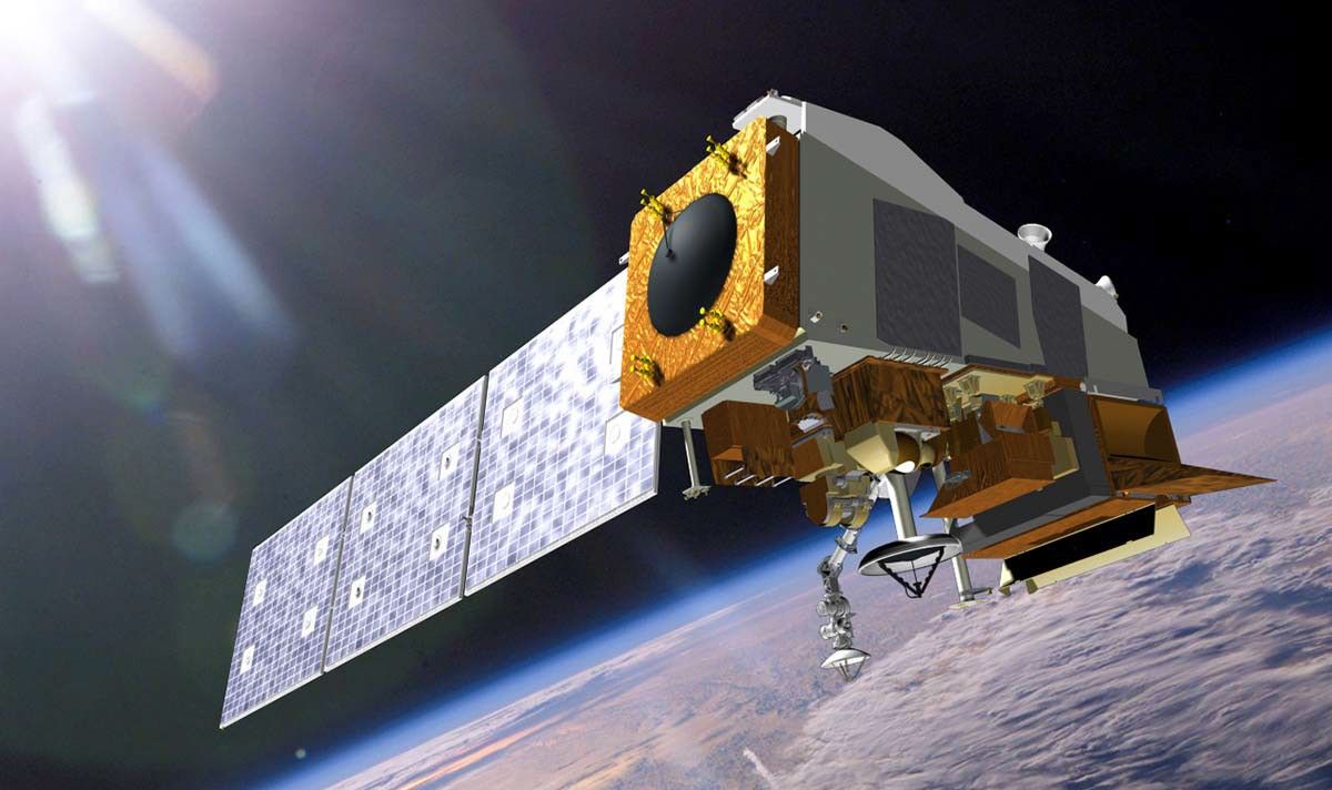 Suomi-NPP rendering.