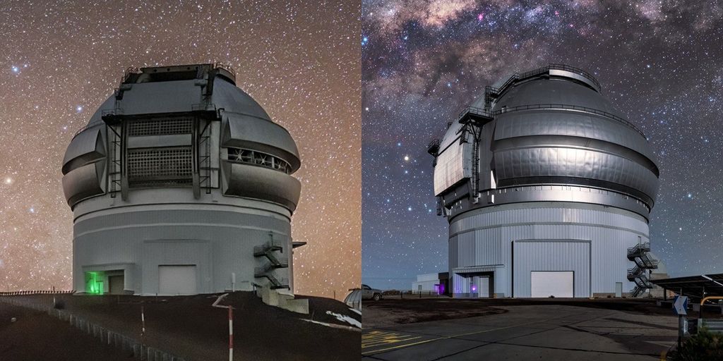 The International Gemini Observatory consists of twin 8.1-meter diameter optical/infrared telescopes located on two of the best observing sites on the planet. From their locations on Maunakea in Hawai‘i and Cerro Pachón in Chile, Gemini Observatory's telescopes can collectively access the entire sky.