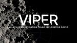 The VIPER Logo overlaid on the lunar surface