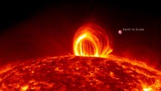 On July 19, 2012, an eruption occurred on the sun that produced a moderately powerful solar flare and a dazzling magnetic display known as coronal rain. Hot plasma in the corona cooled and condensed along strong magnetic fields in the region. Magnetic fields, are invisible, but the charged plasma is forced to move along the lines, showing up brightly in the extreme ultraviolet wavelength of 304 angstroms, and outlining the fields as it slowly falls back to the solar surface.Music: "Thunderbolt" by Lars Leonhard, courtesy of artist.For complete transcript, click here.