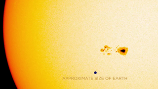 NASA's SDO Watches a Sunspot Turn Toward EarthAn active region on the sun — an area of intense and complex magnetic fields — has rotated into view on the sun and seems to be growing rather quickly in this video captured by  NASA’s Solar Dynamics Observatory between July 5-11, 2017. Such sunspots are a common occurrence on the sun, but are less frequent as we head toward solar minimum, which is the period of low solar activity during its regular approximately 11-year cycle. This sunspot is the first to appear after the sun was spotless for two days, and it is the only sunspot group at this moment. Like freckles on the face of the sun, they appear to be small features, but size is relative: The dark core of this sunspot is actually larger than Earth.NOTE: In the Download Tab, there are 1080x1080 and 4096x4096 versions featuring the entire sun.Music credit: ‘The Answer’ by Laurent Levesque [SACEM] from Killer TracksWatch this video on the NASA Goddard YouTube channel.Find this feature on NASA.gov.