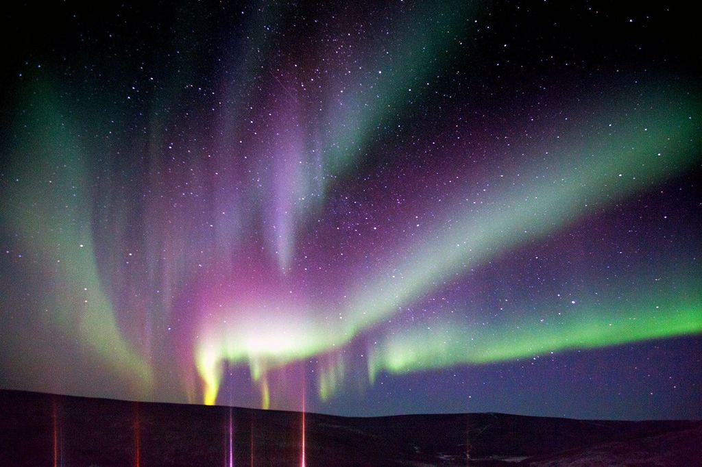 The northern lights were seen over Alaska the night of Feb. 16, 2017 at the the Poker Flat Research Range north of Fairbanks. Credit: NASA/Terry Zaperach